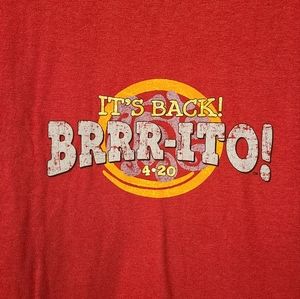 NWT Ben & Jerry's Brrr-ito Staff T-Shirt Size Large